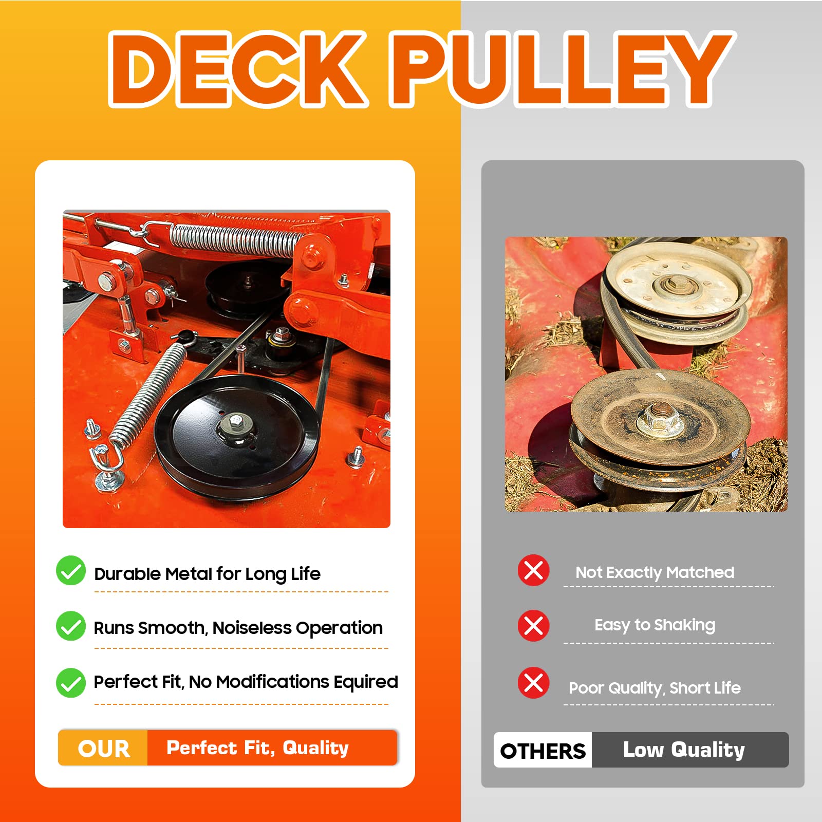 Amazon.com : Flat Idler Pulley 179114 532179114 Replacement for